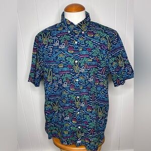 Vineyard Vines X Corona Neon Signs Short Sleeve Murray Shirt
